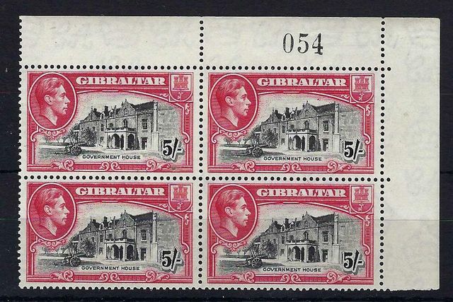 Image of Gibraltar SG 129a UMM British Commonwealth Stamp